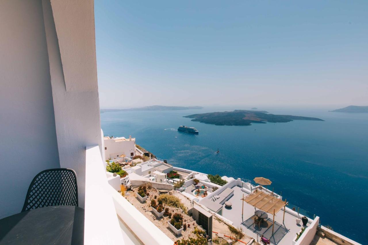 คาเฟียริส อพาร์ตเมนต์ - ออน เดอะ คลิฟ Aparthotel ฟิรอสเตฟานี ภายนอก รูปภาพ